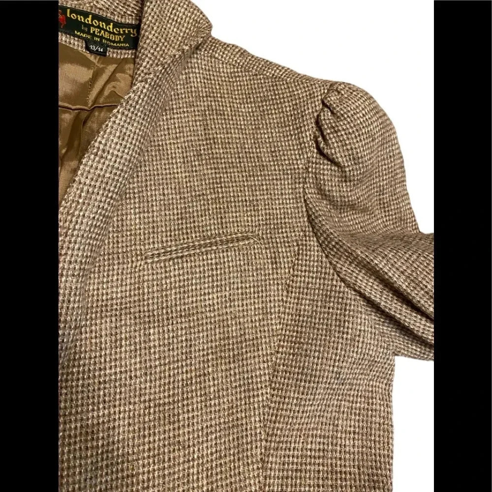 NWT Vintage NOS Londonderry by Peabody Wool Blend Blazer - Picture 5 of 12
